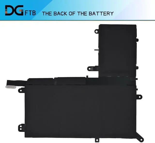 Alt view image 3 of 5 - DGFTB B41N1827 New Laptop Battery for Asus ZenBook Flip 15 UX562 UX562F UX562FA UX562IA UX562FD UX562IQ UX562UG Q526 Q526F Q526FA Q526FAC Q507 Q507I Q507IQ UM562 UM562IQ B41BmE1 (15.36V 56Wh/3653mAh)