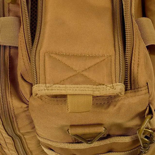 Alt view image 5 of 5 - Seibertron Pro-Multifunction Shoulder Messenger Bag Fit for 17.3" Laptop Khaki