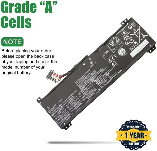 Alt view image 3 of 5 - JIAZIJIA L21M4PC0 SB11F24146 5B11F24158 Laptop Battery Replacement for Lenovo Legion 5 15IAH7 Series L21M4PC2 L21C4PC1 L21B4PC0 L21M4PC3 L21D4PC1 L21M4PC1 L21L4PC0 L21C4PC0 L21D4PC0 15.44V 60Wh