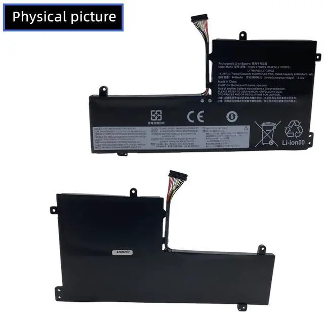 Alt view image 4 of 5 - Uniwings L17M3PG2 Laptop Battery Replacement for Lenovo Legion Y530-15ICH Y545-PG0 Y540-17IRH Y540-15IRH Y7000P Y7000 Y7000-2019-PG Series L17C3PG1 L17L3PG1 L17C3PG2