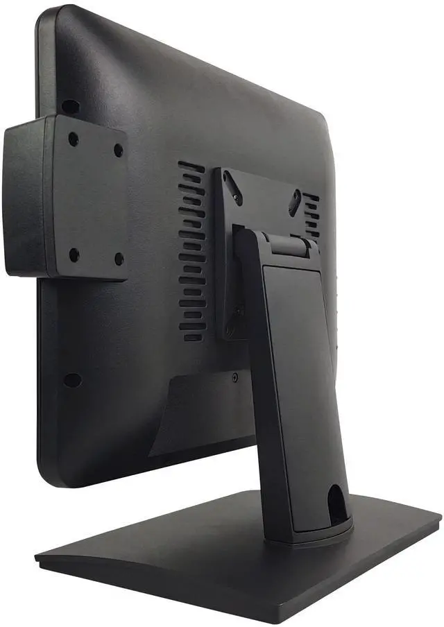 Alt view image 4 of 5 - DeYoWo 15 Inch 4:3 Ratio 10 Point Projective Capacitive Touch Screen Monitor, Touch POS Monitor with MSR, Stable Base No Shaking, USB Free Driver