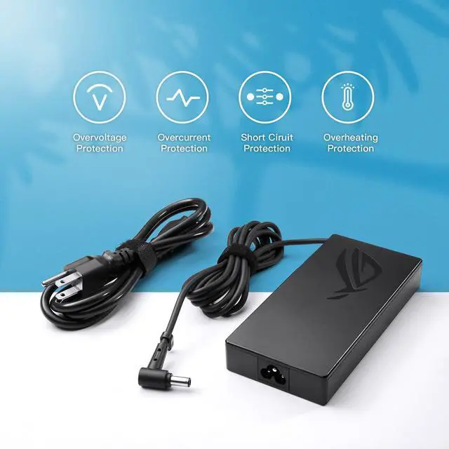Alt view image 5 of 5 - 120W AC Charger A17-120P2A Fit for Asus Zenbook Flip 15 Q528E Q537F Q538E Q539Z Q537FD-BI7t7, Q528EH-202.BL, Q538EI-202.BL ZenBook UX534F Q546F Q547F Q506f Q526F Q536F Laptop Power Cord