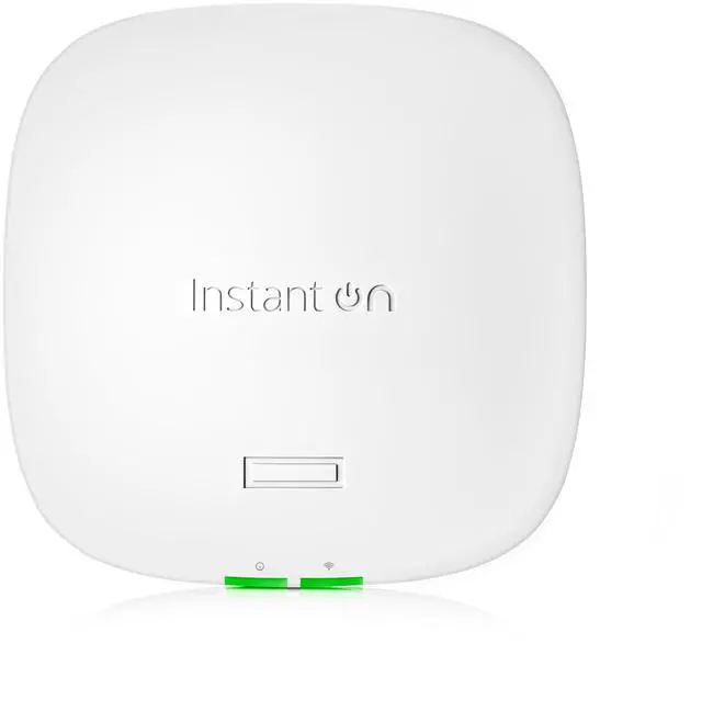 Main image of HPE Networking Instant On Access Point AP32 2x2 WiFi 6E Indoor Wireless Access Point | Secure, Tri-Band, Future Ready | Power Source Not Included | US Model (S1T22A)