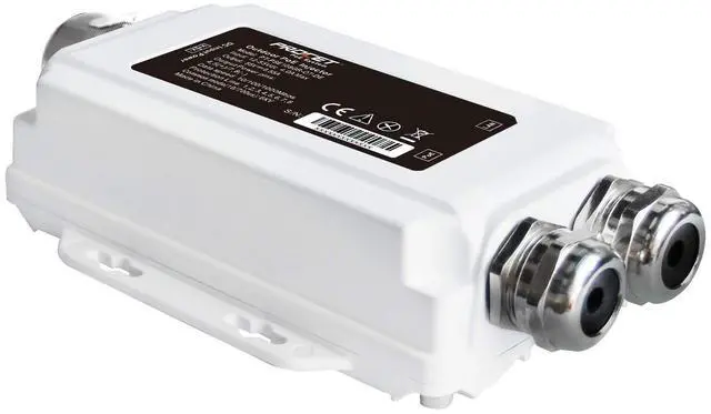 Main image of PROCET Gigabit PoE Injector Outdoor PoE Power Injector Adapter 30W IEEE802.3AT, 6KV Surge Protection, Aluminum IP67 Waterproof, Wide Temp -40 to 149 for IP Cameras, Wireless APs, Base Station
