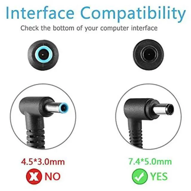 Alt view image 3 of 5 - 19.5V 7.7A 150W AC Charger Adapter for HP 901981-002 Al192aa#abb Pa-1151-03hs-rohs U150A01CH 901981-003 Docking Station Hstnn-I09x Kp080aa Kp080aa#aba Kp080aa#abb KQ751aa