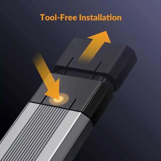 Alt view image 4 of 5 - iDsonix 40Gbps M.2 NVMe SSD Enclosure for Thunderbolt 3/4 with Fan, Tool-Free Installation, Aluminium USB4 NVMe SSD Enclosure for MacBook Air/Por M1/M2, Mac Studio/Mini, Lenovo, HP, Acer