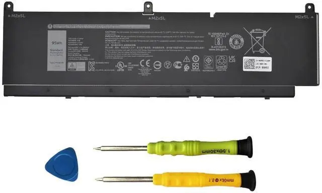 Main image of AOMKA PKWVM Laptop Battery Replacement for Dell Precision 7550 7750 7560 7760 P44E P93F P44E001 P44E002 P93F001 P93F002 Series C903V 0C903V 0CR72X CR72X 068N03 0447VR 68ND3 453-BBCQ 95Wh 11.4V