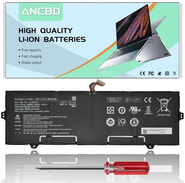 Main image of AA-PBMN4VN Laptop Battery for Samsung Galaxy Book Pro 360 15 15.6 NP950XDB NP950XDB-KA1US NP950XDB-KB1US NP950QDB Series BA43-00398 BA4300398 BA43-00398A BA4300398A PBMN4VN AAPBMN4VN 4ICP5/71/80