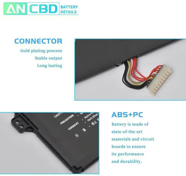 Alt view image 3 of 5 - AA-PBMN4VN Laptop Battery for Samsung Galaxy Book Pro 360 15 15.6 NP950XDB NP950XDB-KA1US NP950XDB-KB1US NP950QDB Series BA43-00398 BA4300398 BA43-00398A BA4300398A PBMN4VN AAPBMN4VN 4ICP5/71/80