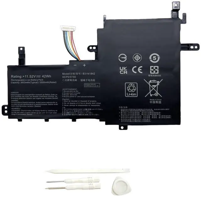 Main image of Yafda B31N1842 Laptop Battery for Asus VivoBook S15 S531FA S531FL K531FA K531FL X531FA X531FL M513IA M513UA K513EA K513EQ F513EA F513EP S513EA S513EP S513EQ V531FA V531FL X513EA X513EP X513EQ X513IA