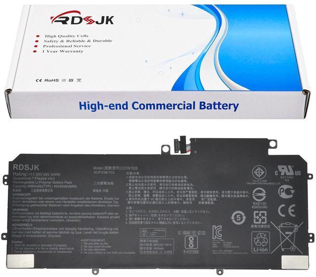 Main image of C31N1528 Laptop Battery for Asus ZenBook Flip UX360 UX360C UX360CA UX360UA UX360CA-C4008T C4028T C4041T FC060T UBM1T UX360UA-1A 1B 1C Series 3ICP3/96/103 0B200-02080100 0B200-00730200 11.55V 54Wh