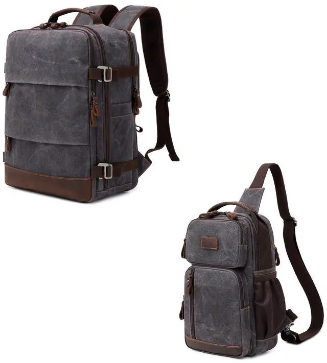 Main image of Travel Laptop Backpack + Sling Bag