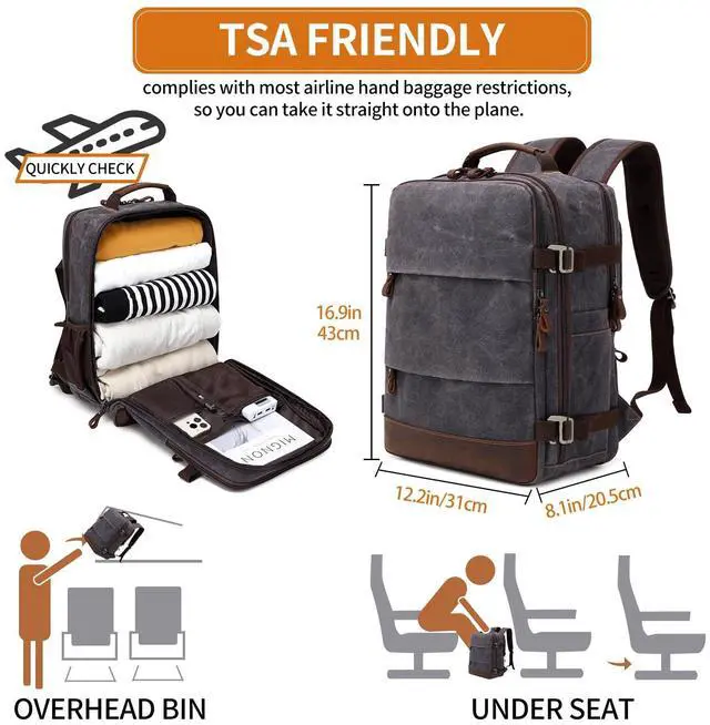 Alt view image 5 of 5 - Travel Laptop Backpack + Sling Bag