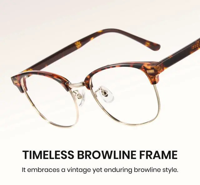 Alt view image 5 of 5 - Cyxus Blue Light Blocking Glasses for Women Men Computer Glasses Relieve Eye Fatigue for Computer Screens 8195 (Tortoise)