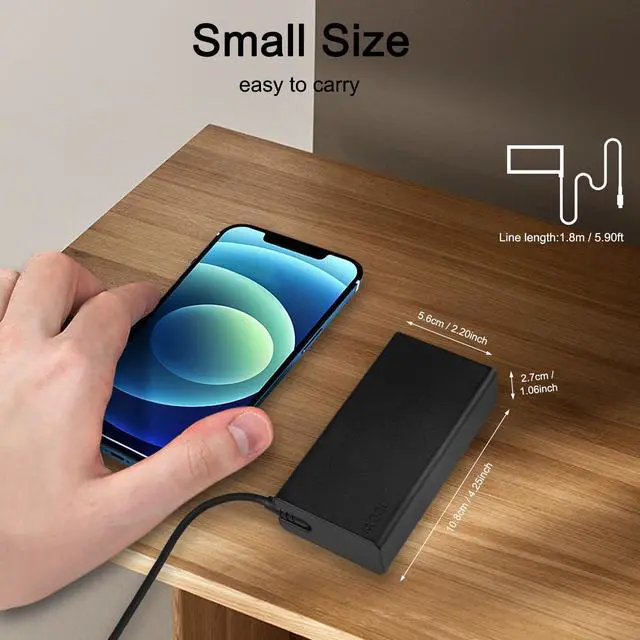 Alt view image 3 of 5 - 100W 90W Laptop Charger for Acer Swift Go 14 16 SFG14-72T SFG14-71T SFG14-73T SFG14-63T SFG16-72T SFG16-71T Acer Swift X 14 16 SFX14-72G SFX16-52G SF14-71T Delta ADP-100XB B