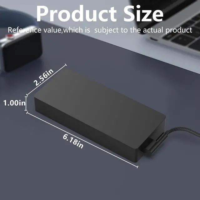 Alt view image 3 of 5 - GKLSPL 230W Laptop Charger Compatible with Razer Blade 17 14 15 16 RZ09-0248 RC30-0248 RC30-0238 RTX3070 RTX3060 RTX3080 RTX4060 RTX4070 Blade Pro 17 4K Gaming Laptops (2018-2025) Power Adapter