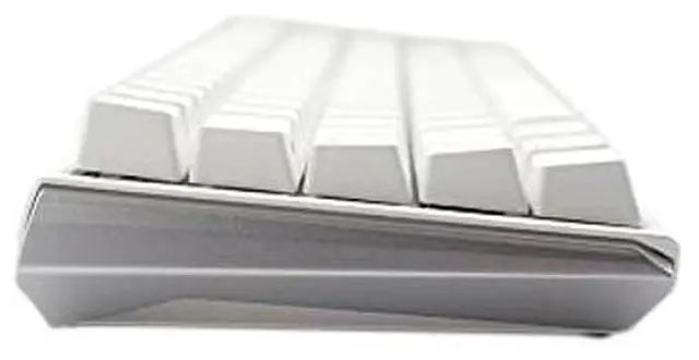 Alt view image 2 of 4 - Ducky One 3 White 65% Mechanical Keyboard: Quack Mechanics Dampening, Hot-Swappable Cherry Red Switches, High-Density PBT Doubleshot Keycaps, RGB, US, White
