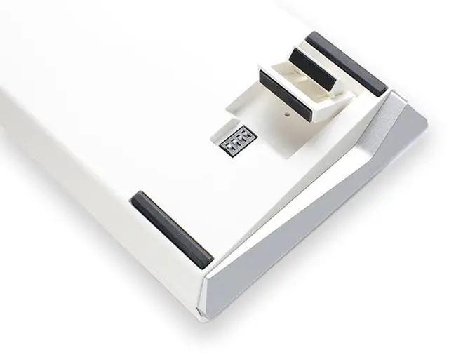 Alt view image 3 of 4 - Ducky One 3 White 65% Mechanical Keyboard: Quack Mechanics Dampening, Hot-Swappable Cherry Red Switches, High-Density PBT Doubleshot Keycaps, RGB, US, White