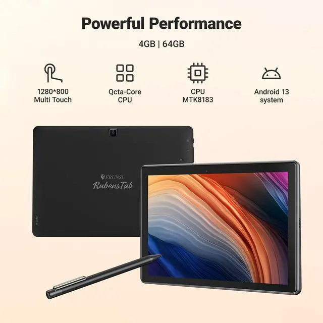 Alt view image 4 of 5 - Frunsi-T8 Standalone Drawing Tablet with Screen,8 inch Screen, No Computer Needed,Stylus Pen,More Bonus,Drawing Apps Tutorials Pre-Installed,Best Gift for Beginner,Digital Artist,Designer