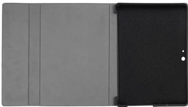Alt view image 3 of 5 - Gexmil Leather Case Compatible with Surface Pro X Plus 2024,Pro X 2020/2019 13 Inch,with Pencil Holder, Support Type Cover Keyboard,Magnetic Closure,Multi-Angle Portfolio Business Cover,Black