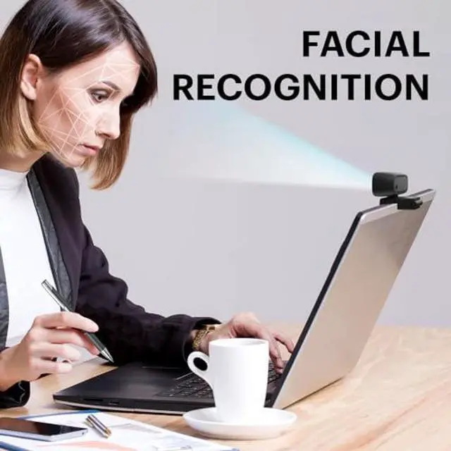 Alt view image 5 of 5 - JPL Kodak Webcam | Business 1080p HD Video Conferencing Camera | Windows Hello Compatible Facial Recognition & Built-in Privacy Lens Cover | Plug & Play Solution