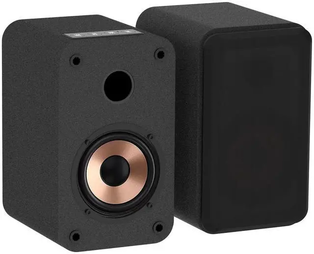 Main image of LONPOO Plug-N-Play Computer Speakers for Desktop and PC, 30W RMS Active Bookshelf Speaker with 3-Inch Full Range Speaker,Support Bluetooth 5.3, USB Playback,Aux-in and 3.5mm Earphone Port