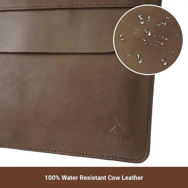 Alt view image 3 of 5 - BEVEL & AWL Evoke 100% Full Grain Cow Leather Laptop Sleeve 16 Inch and Pro (M1 Pro, M1 Max, M2 Pro, M2 Max, M3 Pro, M3 Max) 2021-2024, Handcrafted Laptop 16 Inch Case