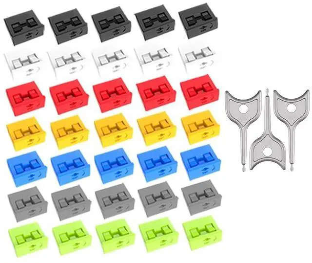 Main image of 35PCS USB Port Blockers with 3 Locks for PC, Laptop Removable Type-A Data Protection,Dust & Moisture Resistant Shield(Mixed Colors Packs Svailable for Port Sorting)