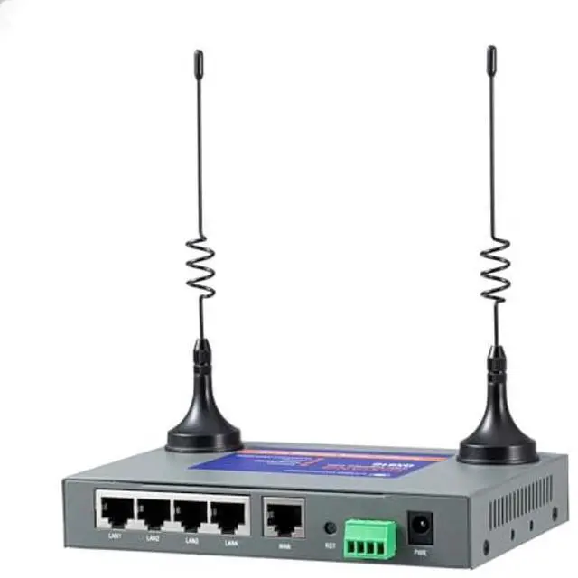 Main image of QX510-NW2 Industrial 4G LTE WiFi Router with 5 Ethernet Ports, Support T-Mobile EIOTCLUB SIM Card, Not for Verizon/ATT, Cellular VPN RS232 Modems for Cameras Manufacturing Retail POS Charging Station