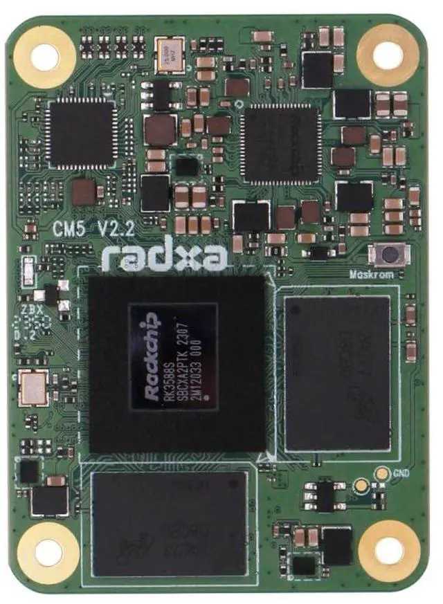 Main image of Radxa CM5 RK3588S2 8-core CPU Compute Module, GPU, NPU, 8K HDMI and 3x100-Pin B2B Connector (Radxa CM5 4GB 32GB)