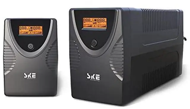 Main image of SKE UPS 625VA+1500VA Battery Backup Power Supply Surge Protector 360W+900W Set Intelligent UPS with LCD Uninterruptible Power Supply
