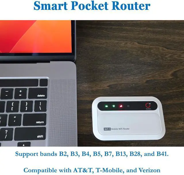 Alt view image 3 of 5 - Puffin Smart 4G LTE Portable WiFi for Travel with Pre-Installed SIM Card and VPN