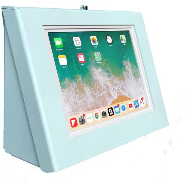 Main image of TABcare Easy Wall Mount Security Tablet Kiosk for iPad 10 10.9", iPad 11" 2025 Designed for Integration of USB Hub, Printer, CC Reader & All Your Peripherals (White)