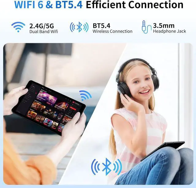 Alt view image 5 of 5 - Topsand 2025 Android 15 Tablet 8 inch Tablet, Octa-Core Processor, 12GB RAM 64GB ROM 2TB Expandable, 1280 * 800 IPS HD Screen, WiFi6, BT5.4, Widevine L1, 5MP+8MP Dual Camera Tableta