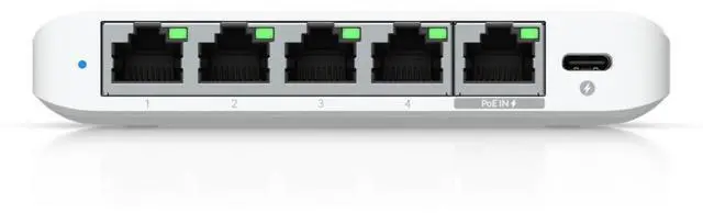 Alt view image 2 of 5 - Ubiquiti Flex Mini 2.5G 5-Port Switch [USW-Flex-2.5G-5]