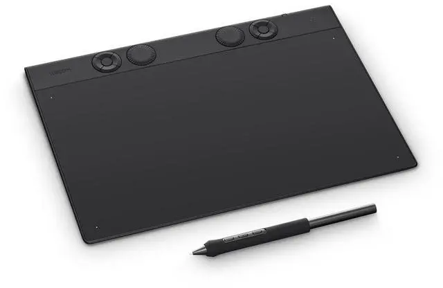 Alt view image 2 of 5 - Wacom Intuos Pro Medium Bluetooth Professional Graphic Drawing Tablet with Pro Pen 3, Compatible with Mac, Windows - 2025 Edition