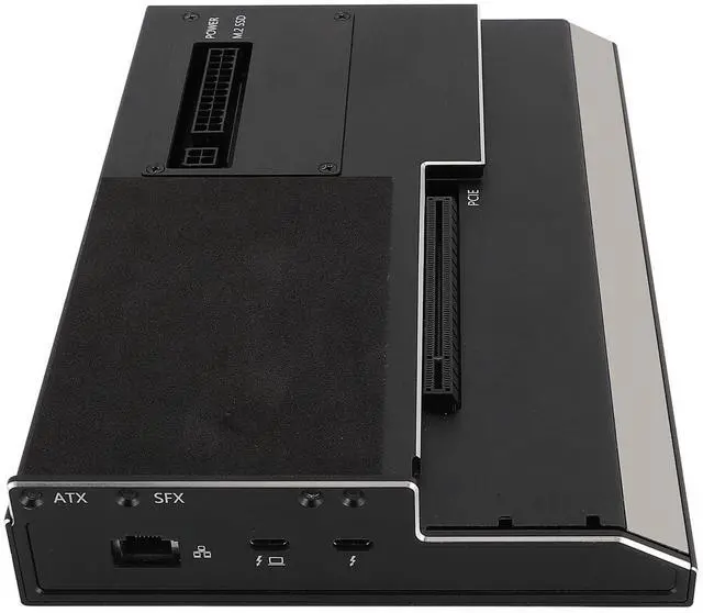 Alt view image 5 of 5 - GPU Enclosure for Thunderbolt 3, M.2 Nvme SSD 1000Mbps RJ45 Laptop External GPU Dock External Graphics Card, PCIe3.0 x4 Expansion Interface Graphics Dock Station, SFX and ATX