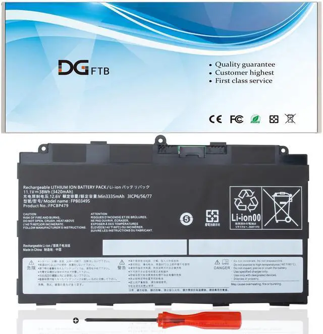 Main image of DGFTB FPB0326S FPCBP479 FPB0349S New Battery Replacement for Fujitsu Stylistic Q665 Q739 Q738 Q616 Series CP786659 CP690859 CP700540 CP690859 CP690859-01 CP700540-01 (11.1V 38Wh/3450mAh)