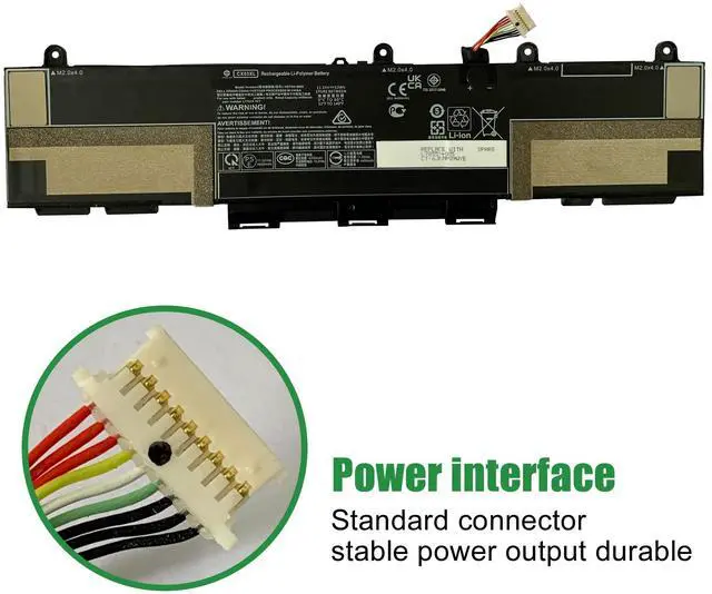 Alt view image 3 of 5 - JIAZIJIA CX03XL L78551-005 Laptop Battery Replacement for HP EliteBook X360 830 G7 EliteBook X360 830 G8 Series Notebook HSTNN-IB9G L77624-1C1 HSTNN-LB8R L77624-422 11.55V 53Wh 4400mAh