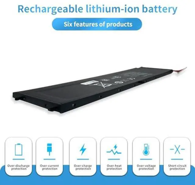 Alt view image 4 of 5 - RC30-0281 Laptop Battery Replacement for Razer Blade Stealth 13.3" 2018 2019 2020 GTX1650 Max-Q RZ09-02810 RZ09-02810E71 RZ09-02812E71 RZ09-02812E52-R3U1 RZ09-02812 RZ09-0310 RZ09-03100(11.55V 53.1Wh)