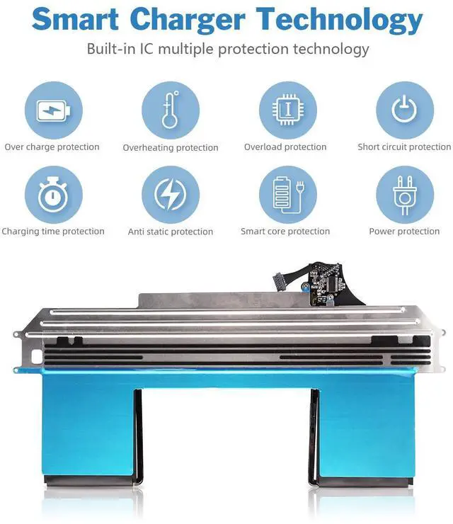 Alt view image 5 of 5 - Replacement Laptop Notebook Battery for A1965 MacBook Air 13" 13.3" A1932(Late 2018 2019) A1279 Early 2020 EMC 3184 3302 MacBookAir 8,1 8,2 9,1fit MRE82LL/A MRE92LL/A MVFH2LL/A MVFM2LL/A MRE82B/A