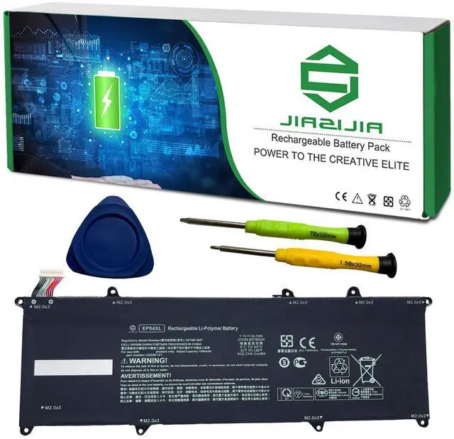 Main image of JIAZIJIA EP04XL Laptop Battery Replacement for HP Elite Dragonfly G1 2019 G2 2020 Series Notebook HSTNN-IB8Y L52448-1C1 Black 7.7V 56.2Wh 7000mAh