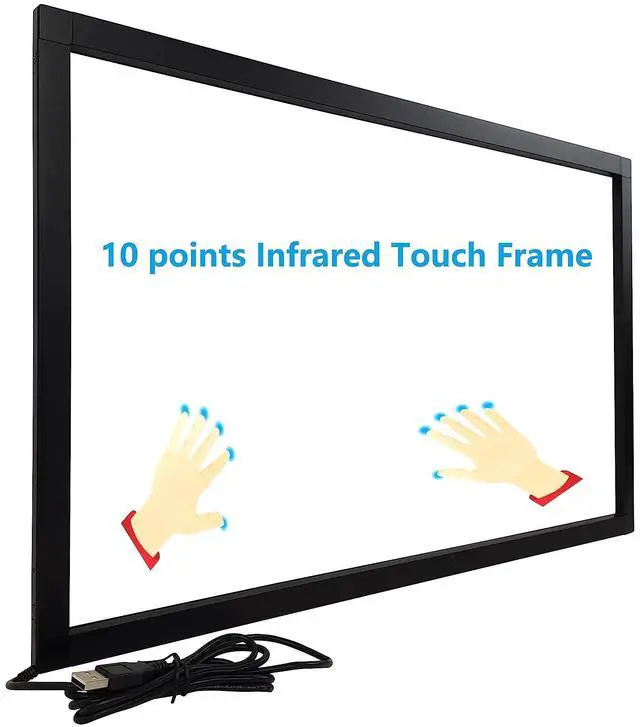 Main image of Deyowo 42 Inch Interactive 10 Points Infrared IR Touch Screen Overlay Frame Free Driver