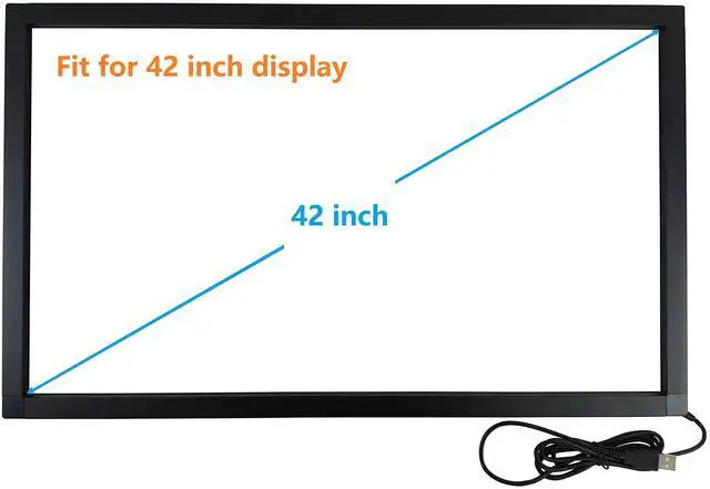 Alt view image 2 of 5 - Deyowo 42 Inch Interactive 10 Points Infrared IR Touch Screen Overlay Frame Free Driver