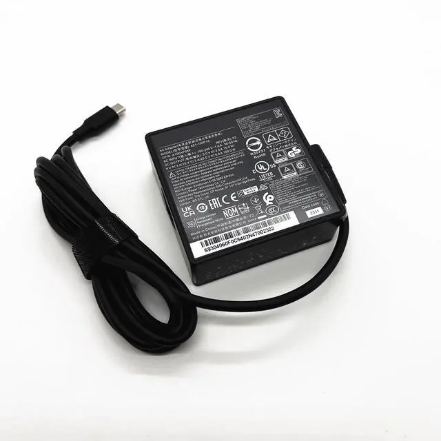 Main image of New 20V 5A 100W USB-C AC Adapter Charger Compatible for MSI A21-100P1A GaN Power Supply