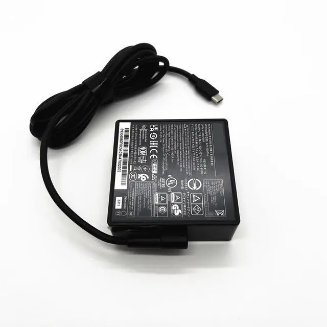 Alt view image 3 of 5 - New 20V 5A 100W USB-C AC Adapter Charger Compatible for MSI A21-100P1A GaN Power Supply