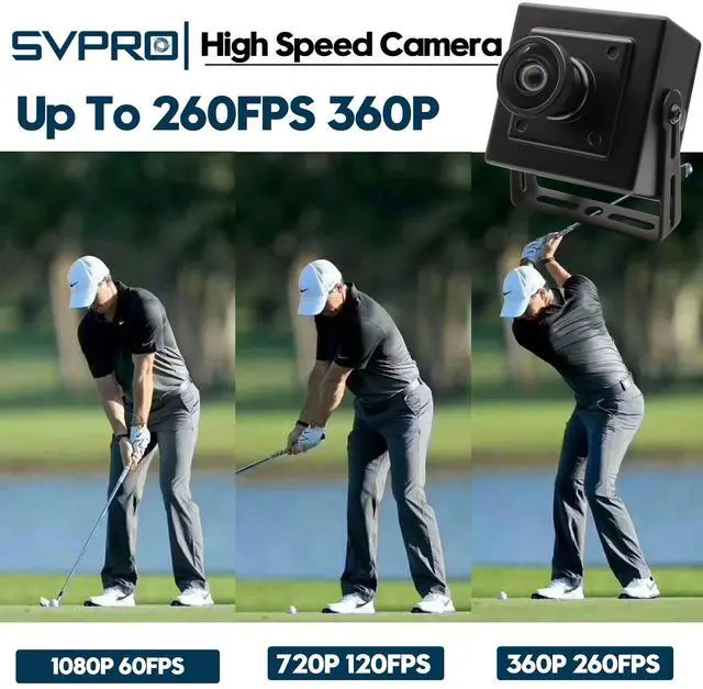 Alt view image 2 of 5 - SVPRO High Speed USB Camera for Computer,1080P/60fps,720P/120fps,360P/260fps,120 Degree Wide Angle, Machine Vision Industrial Lightburn Camera USB Security Cam for Windows Linux Android MacOS
