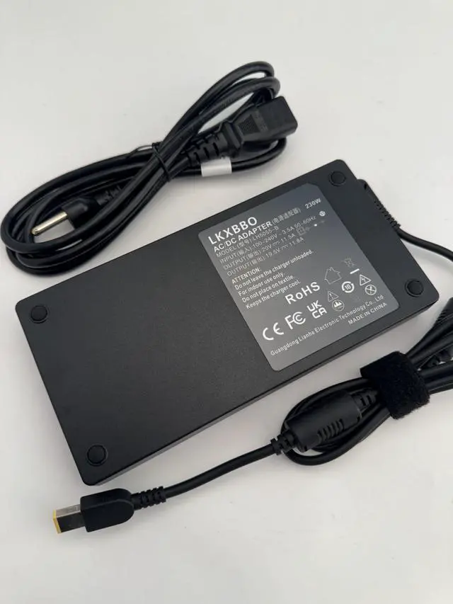 Alt view image 3 of 5 - AC Adapter Charger LKXBBO 230W Fit for Lenov Legion 5 7 5P C7 S7 Y540 Y545 Y740 Y730 Y900 Y910 Y920 Y7000 4X20E75111 GX20L29347 ADL230NDC3A ADL230NLC3A Thinkpad P73 P53 P72 P52 P71 P51 P70