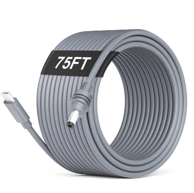 Main image of ADINEL Starlink Mini Cable, 75FT Extra Long Starlink Mini USB C to DC Power Cable 100W USB Type C to DC Charging Cable Waterproof Replacement 18AWG 23M