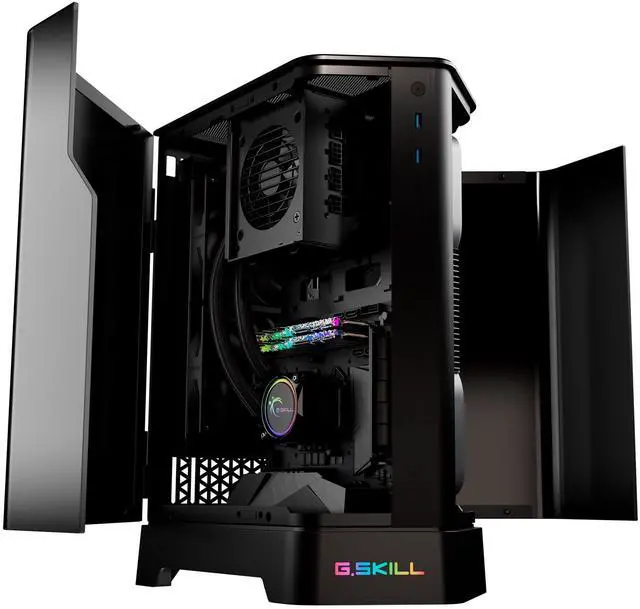 Main image of G.SKILL Z5i Mini-ITX Curved Tempered Glass Case - Black (GC-MKGW1-Z5I)